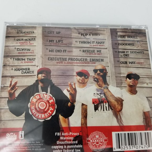 Welcome to Our House Slaughter Music CD Audio Eminem Shady 2012 Hammer Dance - Picture 6 of 9
